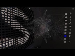 Deep Neural Network 3D Simulation - Computer vision - Digit Recognition | Unity 3D & C#