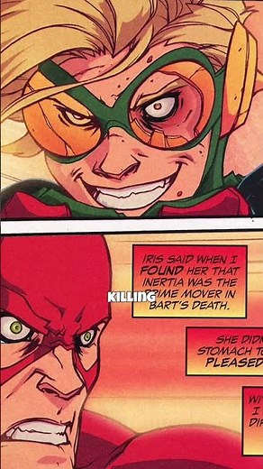 The Flash Turned His Enemy Into a Living Statue