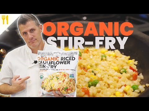 Tattooed Chef Organic Riced Cauliflower Stir-Fry | Chef Dawg