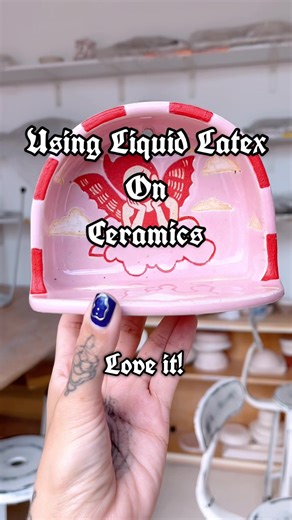 Using Liquid Latex on Ceramics: A Beginner's Success