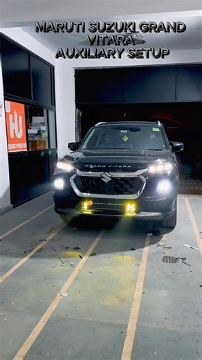 Maruti suzuki grand vitara auxiliary light setup. Proper alignment and fitting