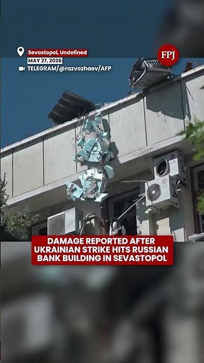 Damage Reported After Ukrainian Strike Hits Russian Bank Building in Sevastopol