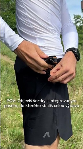 Běžecké šortky s integrovaným pásem 🏃‍♂️