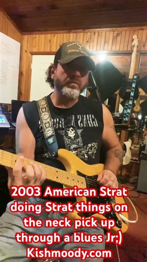 🎸 2003 Fender Butterscotch Fat Strat Neck Pickup | Clean Blues Jr. Tone