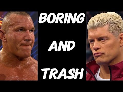 SMACKDOWN WAS BORING AND TRASH!! (ANGRY RANT)