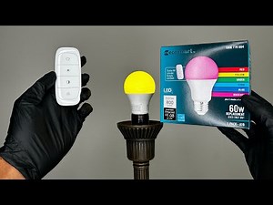 ECOSMART- Color changing LED PARTY LIGHTBIULB 60W with remote