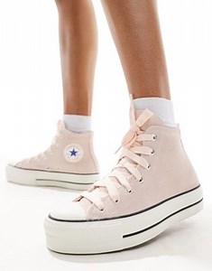 Converse Chuck Taylor All Star Hi Lift sneakers in pink | ASOS