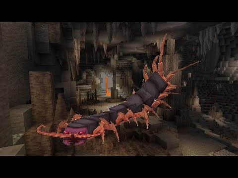 How To Kill The Cave Centipede in Minecraft (Alex's Mobs)