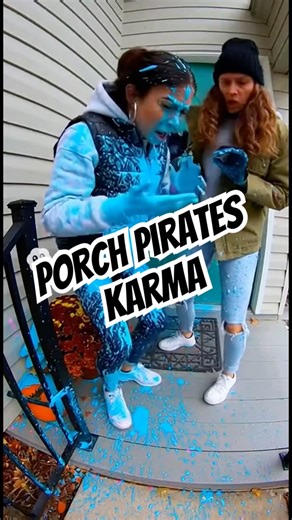 PORCH PIRATE BAIT INSANE KARMA 💥🤯📦 #porchpirate #instantkarma