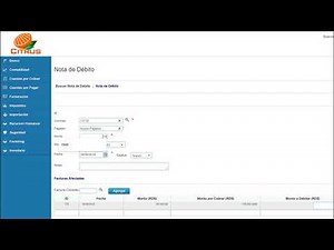 Como crear Nota Debito