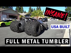 FULL METAL Batman Tumbler Tribute: Part 1 *American Made BATMOBILE*