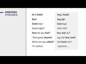 Complete Swedish Course Lesson 16