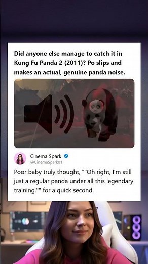 Kung Fu Panda 2 2011 Detail Po Slips and Makes an Authentic Panda Noise