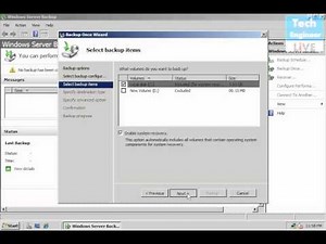 Create Backup in Windows Server 2008