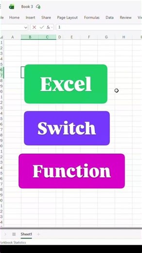 Excel SWITCH Function Ka Use Kaise Kare | Multiple Condition Formula | Best Excel Tricks #excel