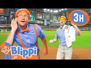 Blippi Visits a Baseball Stadium | Blippi - Kids Playground | Educational Videos for Kids