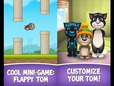 Flappy Tom - My Talking Tom GamePlay (HD)