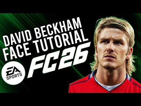 EA FC 26 | DAVID BECKHAM | Pro Clubs & Career Mode Face Creation