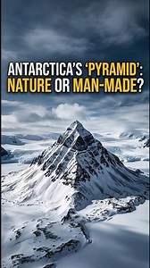 THE “PYRAMID” Hidden in Antarctica Isn't What You Think #Antarctica #Mystery #Geology #Shorts