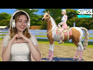 THE NEW DREAM HORSE GAME! - Sims 4 Horse Ranch Expansion #ad | Pinehaven