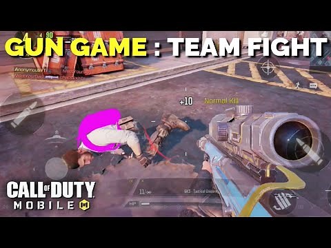 *NEW* GUN GAME TEAM FIGHT MODE GAMEPLAY in CALL OF DUTY MOBILE!! COD MOBILE BETA TEST SERVER