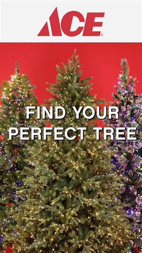 Sparkle the season with a new Christmas tree! The ones at Rivertown Ace Hardware are absolutely stunning! Come on Down to Rivertown Ace today. | Rivertown Ace Hardware