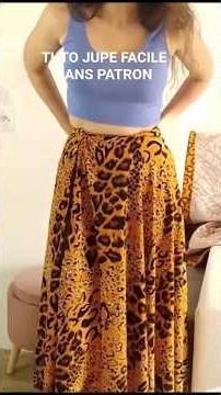 Easy sewing tutorial for beginners - easy skirt without a pattern #sewing #easysewing #womenssewing