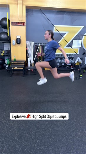 DJonkins Sports on Instagram: "Steady developing more explosion 💥 and power is so important for athletes! High split jumps are one of my favorite exercises. Add this to your workout routine: 4 sets of 10 reps, 2 times a week. Make sure to land light 🤫 on your feet. ———- #Athlete #Sports"