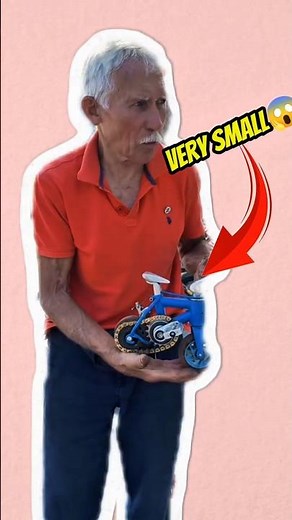 World’s Smallest Bicycle?! 🚲🔥 Click to See How This Works‼️