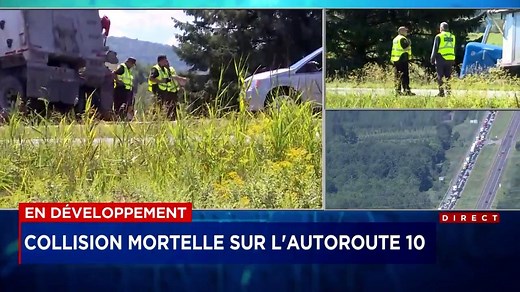 Une collision entre des camions fait un mort sur l'autoroute 10