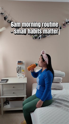 6am morning routine, small habits matter #morningroutine #healthylifestyles