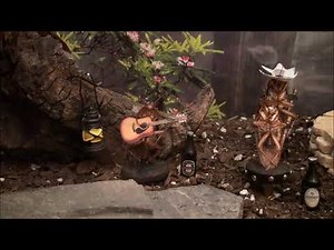 Cocky playing Guitar Cockroach!