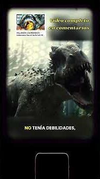 El Dinosaurio Mas Poderoso de Todos🔥#peliculas #jurassicworld #resumendepeliculas