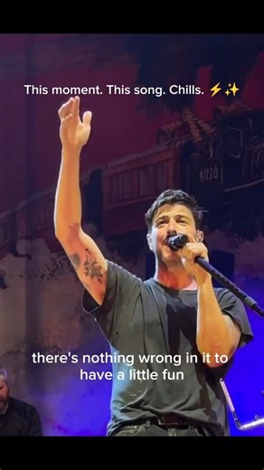 Nothing beats the crowd singing along to every word!