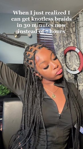 Efficient Knotless Braids in 30 Minutes | Layedbylee