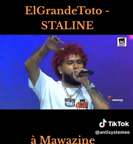 STALINE 🔥@ELGRANDETOTO 🇲🇦 #show_toto #toto #mawazine #rabatsouisi