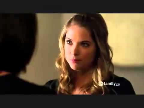 Pretty little liars 1x18 Hanna and caleb first kiss