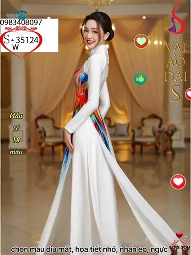 How can a petite woman wear a white ao dai (traditional Vietnamese dress) to a party in a way tha...