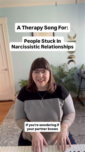 🎶 Also, the answer is your partner does not have insight that he/she/they are a narcissist. 🛋️ Need more support? I am currently accepting individual clients and group members! Reach out for a free intro call. Disclaimer: This content is made for educational/entertainment purposes only. Social media is not therapy. #therapy #mentalhealth #narcissist #boundaries #healing | Real Talk Practice