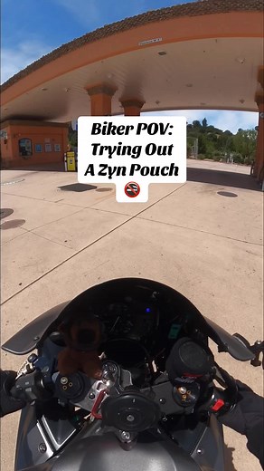 Trying Out a Zyn Pouch: Biker POV | Tasting Experience and Review