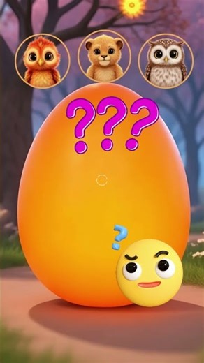 Guess the Animal! Timelapse of a giant egg fluffy phoenix #shorts #anaya #walid