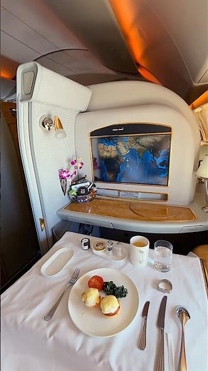 Emirates Flight ✈️ First class #travel #emirates