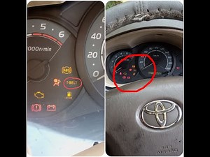 TOYOTA INNOVA AND FORTUNER TIMING BELT LIGHT RESET