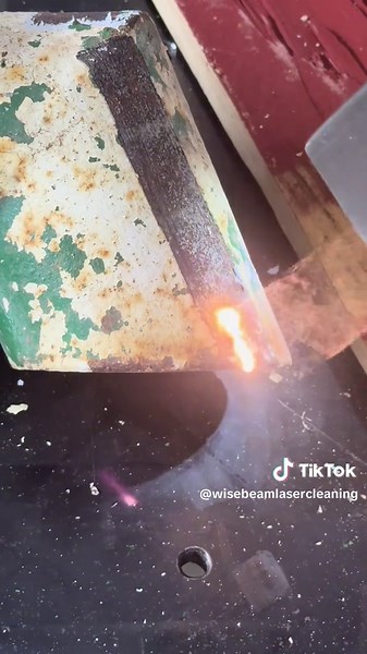 Stripping back the years — cast iron guttering restored without a scratch. Precision laser cleaning done right. #Wisebeam #LaserRestoration #CastIronCare #lasercleaning #homeomprovement