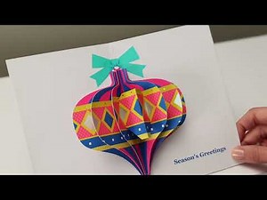 Jeweled Ornament Holiday Pop-Up Cards - Set of 8 | MoMA Design Store