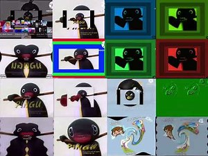 16 Pingu outro with effects combined he played at the same time the colors