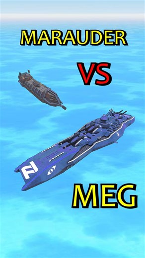 Marauder VS. Megalodon! 🪓🆚🦈 #fromthedepths #epicfight