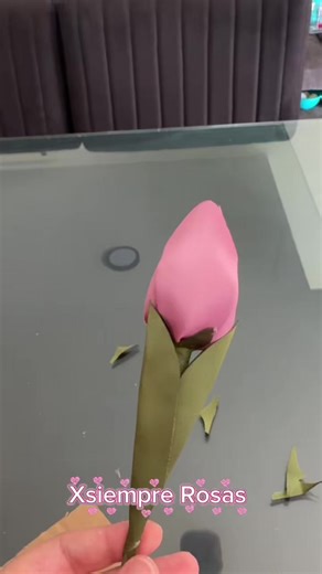 Tutorial de tulipanes de listón paso a paso