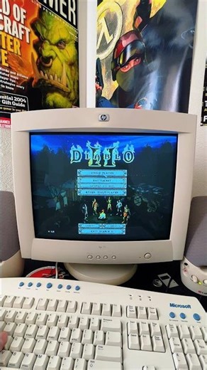Diablo II gameplay on my retro PC#diablo #retropc #oldgames #diablo4