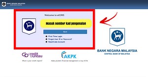 Cara Check CCRIS Online Melalui Sistem eCCRIS BNM